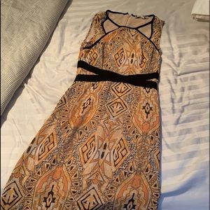 Tribal modern maxi dress.